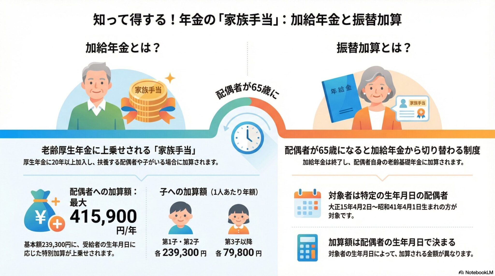 加給年金・振替加算の詳細