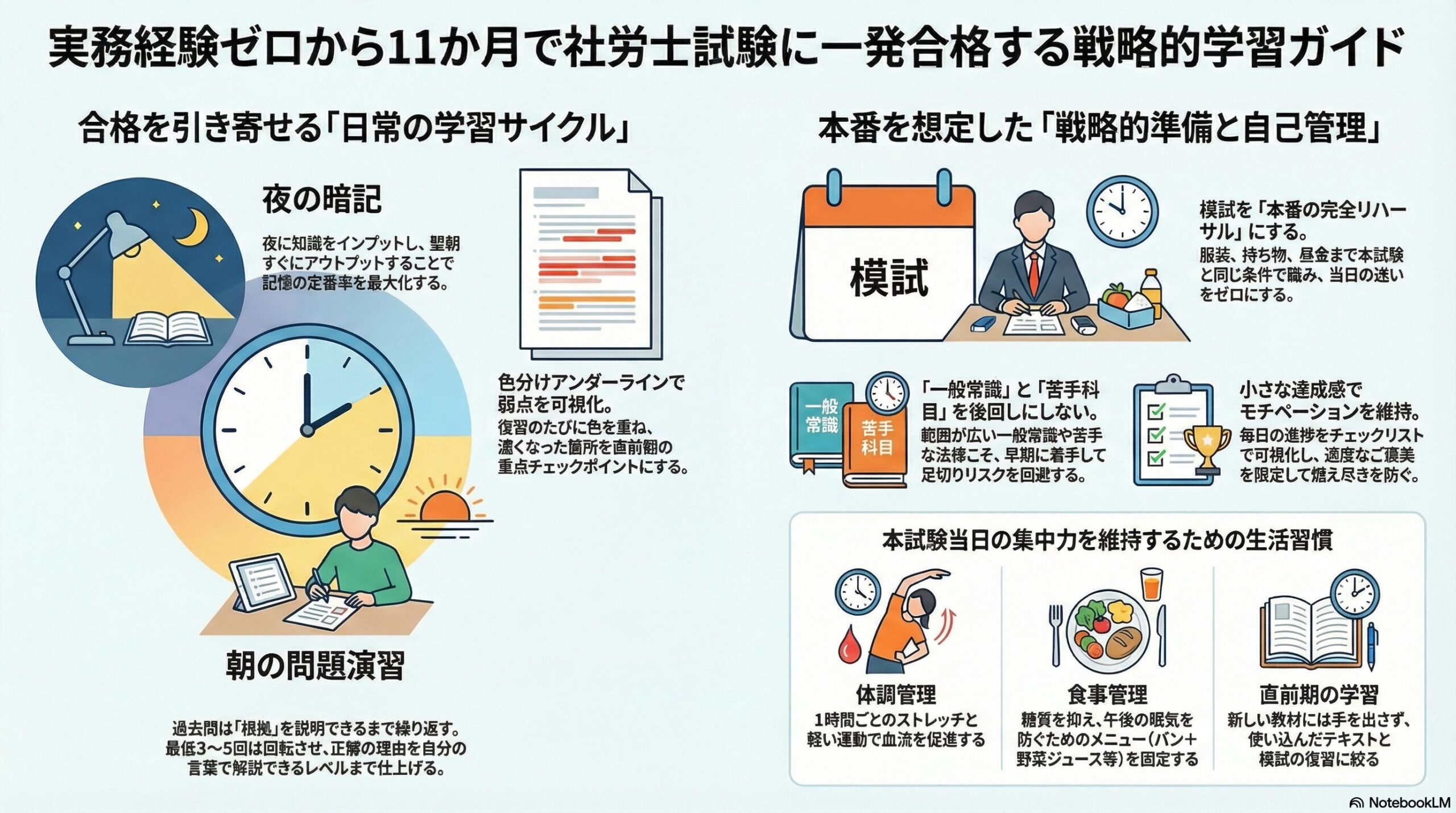 実務経験ゼロから社労士試験一発合格！11か月の学習法と他資格にも応用できる試験対策
