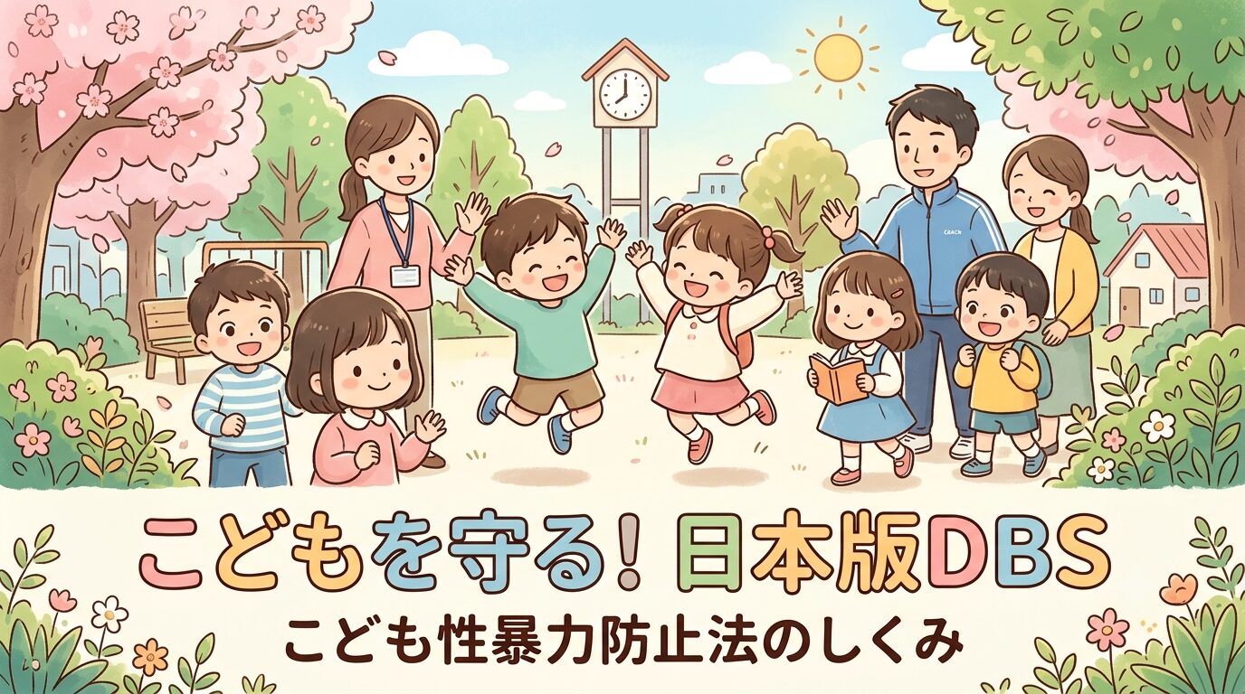 こども性暴力防止法｜日本版DBSの全体像と性犯罪歴確認の仕組みを解説